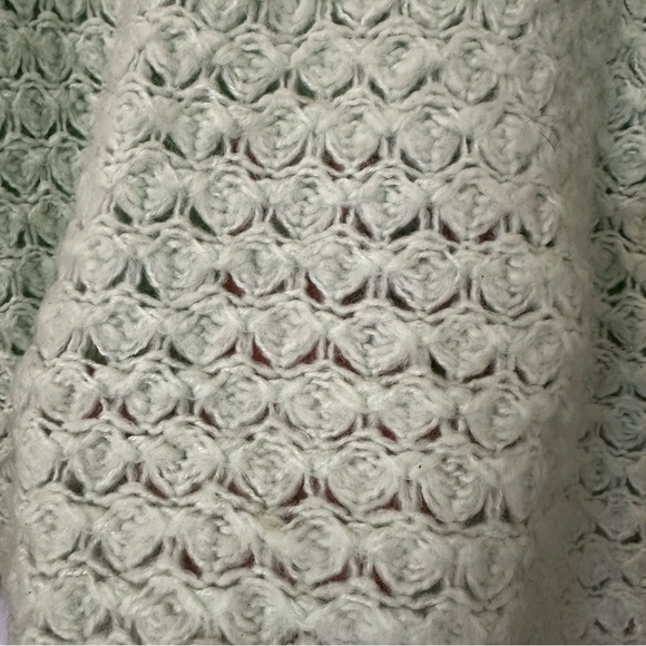 Free People Crashing Waves Mixed Knitting Wool Blend Sweater Womens Medium - Picture 7 of 12